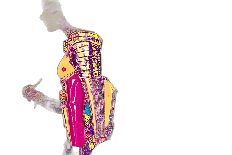 robot, bottle, jacket, dress transparent PNG cut-out
