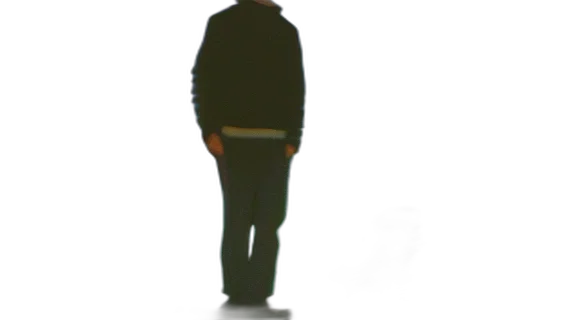 jacket, staff, hat, face transparent PNG cut-out