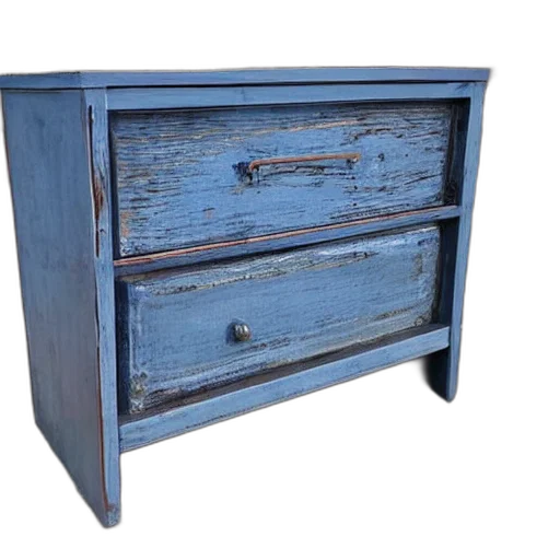 furniture, 3d render, photorealistic, blue transparent PNG cut-out