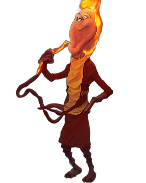 staff, creature, mask, animal transparent PNG cut-out