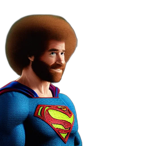 hat, hair, comic book art, 3d render transparent PNG cut-out