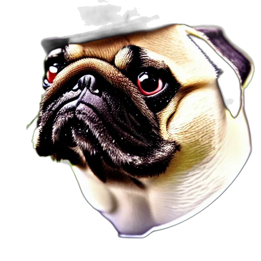 animal, face, staff, hat transparent PNG cut-out