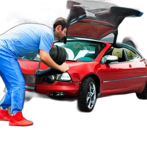 car, shoes, photorealistic, 3d render transparent PNG cut-out