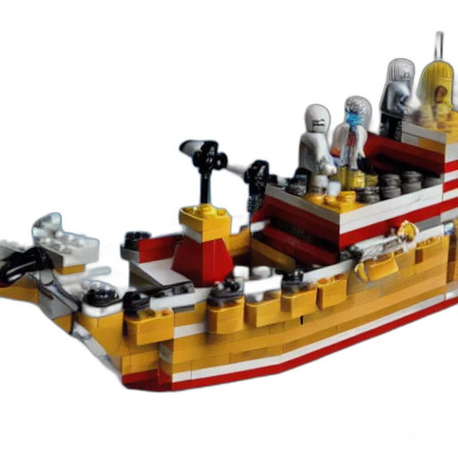 3d render, concept art, lego, scene transparent PNG cut-out