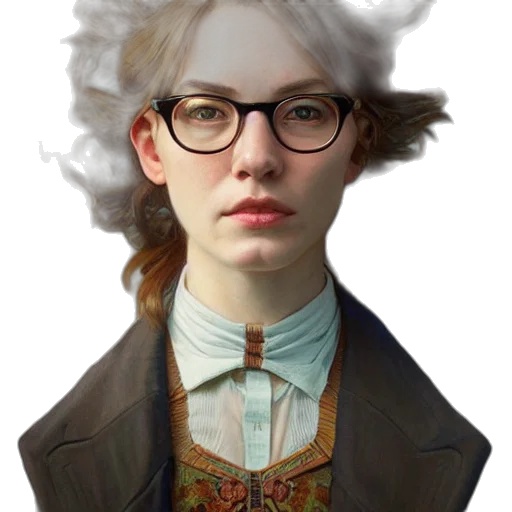face, staff, jacket, crown transparent PNG cut-out
