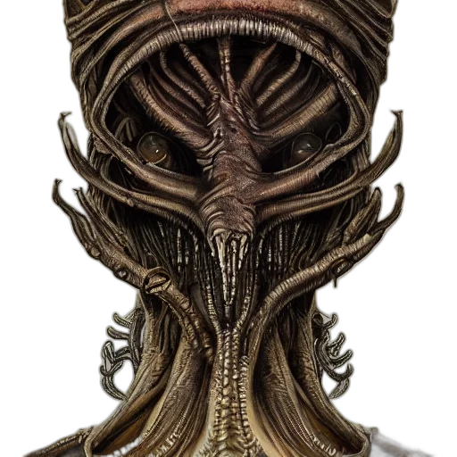 mask, creature, face, hair transparent PNG cut-out