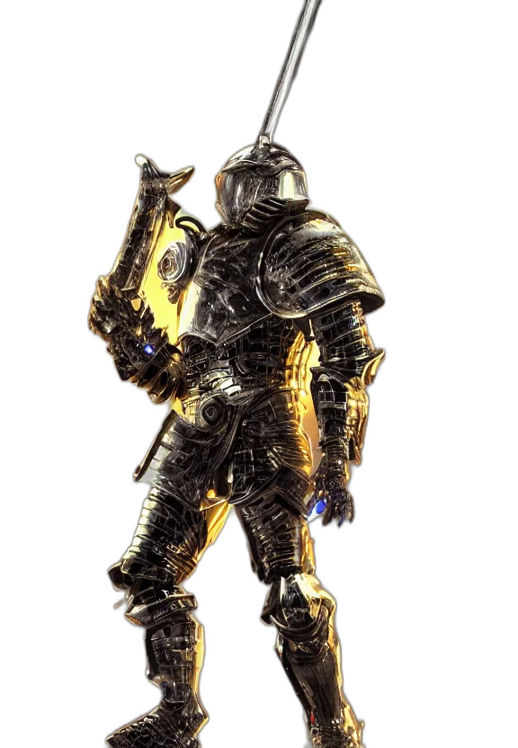 sword, robot, staff, weapon transparent PNG cut-out