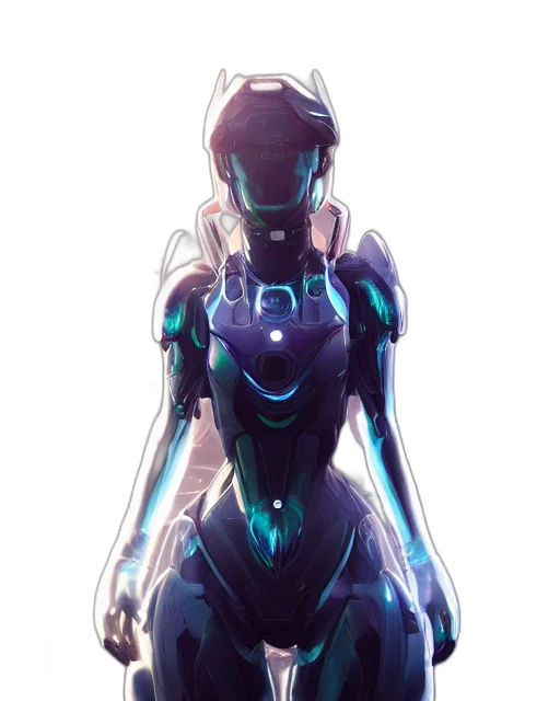 robot, dress, weapon, mask transparent PNG cut-out
