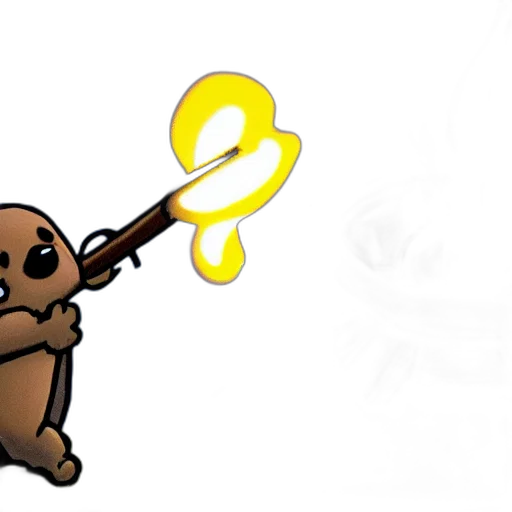 staff, weapon, animal, creature transparent PNG cut-out
