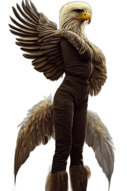 animal, creature, jacket, staff transparent PNG cut-out