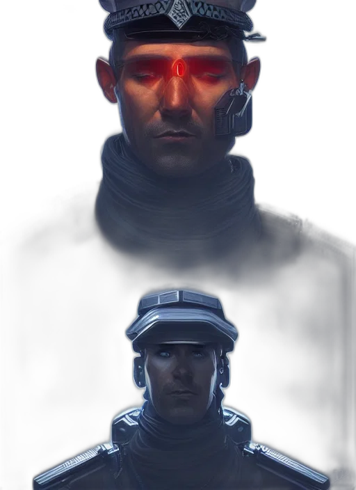 face, robot, mask, hat transparent PNG cut-out