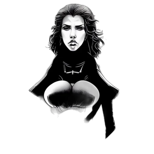 mask, face, jacket, comic book art transparent PNG cut-out