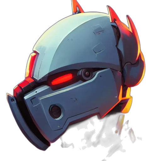 robot, mask, weapon, face transparent PNG cut-out