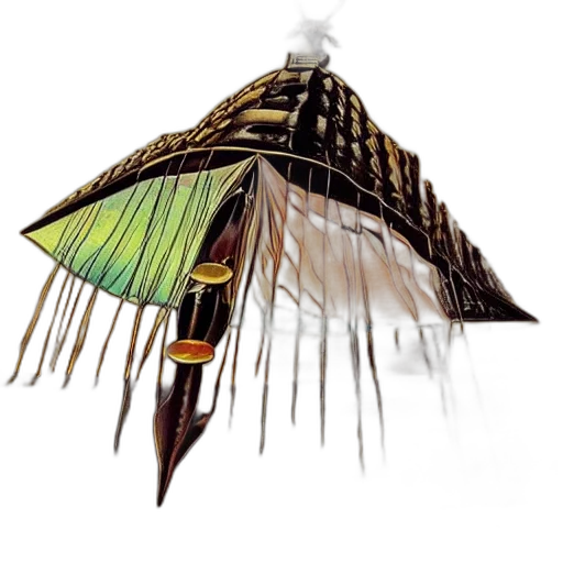 umbrella, hat, jewelry, staff transparent PNG cut-out