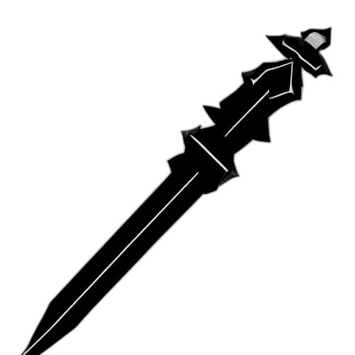 sword, weapon, staff, jewelry transparent PNG cut-out