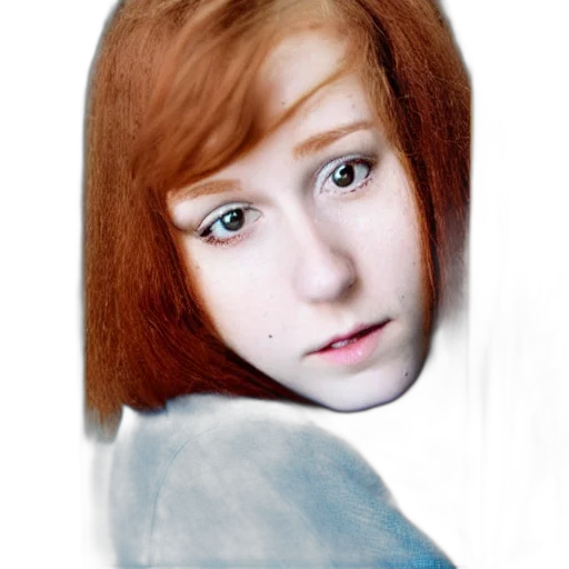 face, hair, creature, staff transparent PNG cut-out