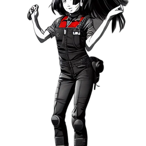 staff, weapon, robot, jacket transparent PNG cut-out