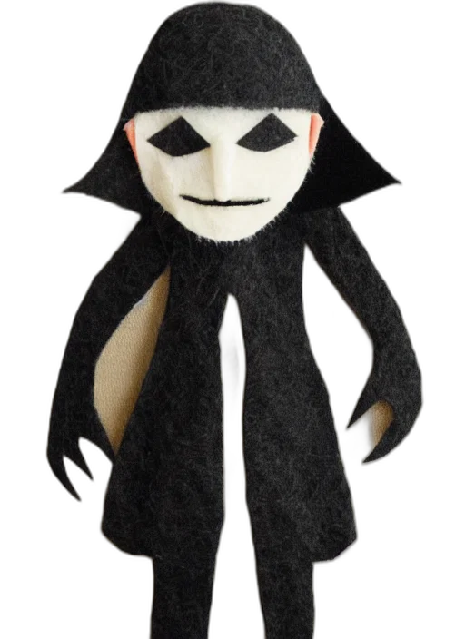 mask, creature, staff, jacket transparent PNG cut-out