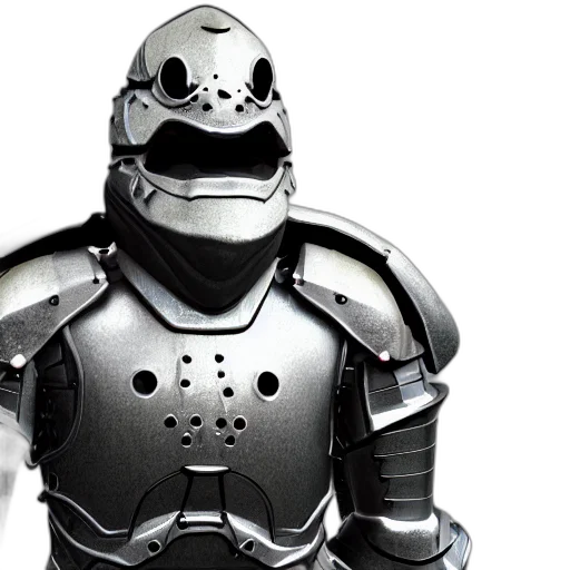 robot, 3d render, fish, suit transparent PNG cut-out