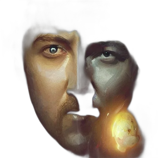 mask, face, photorealistic, concept art transparent PNG cut-out