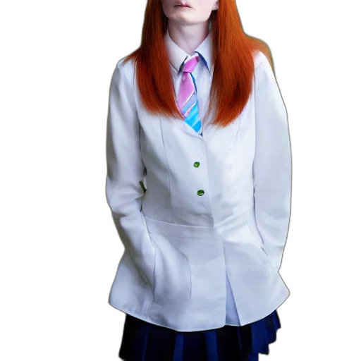 jacket, staff, dress, robot transparent PNG cut-out