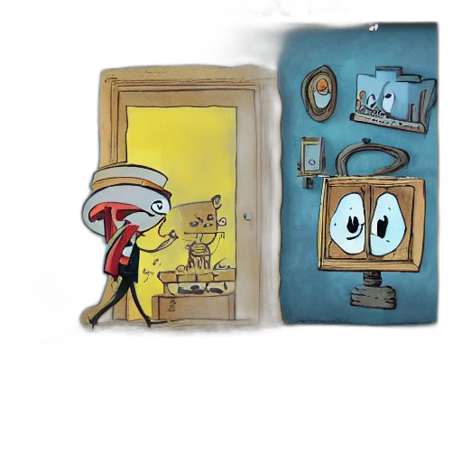 robot, furniture, concept art, cartoon transparent PNG cut-out