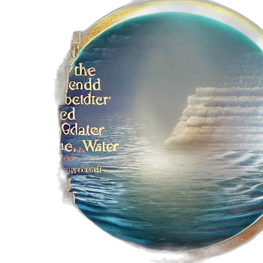 3d render, underwater, god, said transparent PNG cut-out
