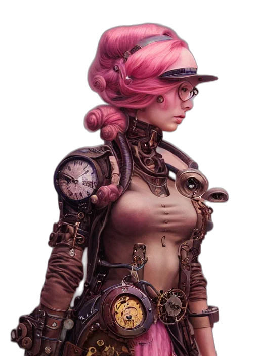 jewelry, robot, staff, face transparent PNG cut-out