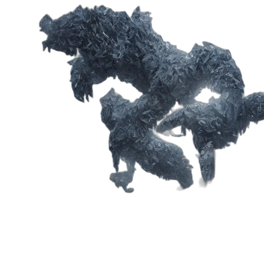 dragon, creature, animal, hair transparent PNG cut-out