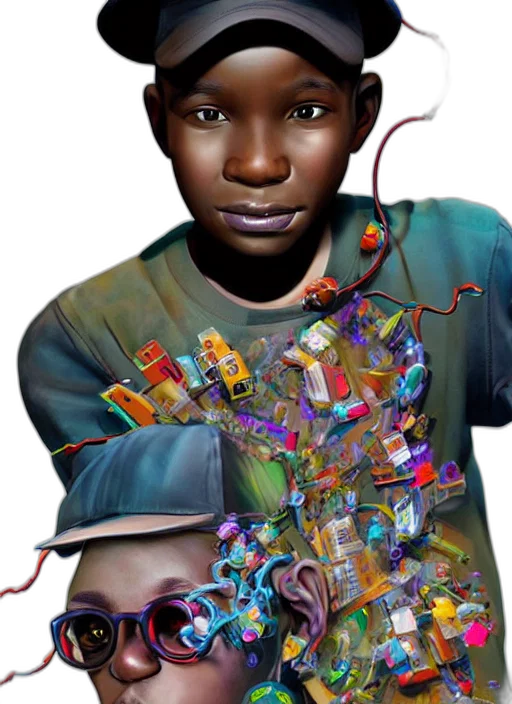 jewelry, face, robot, staff transparent PNG cut-out