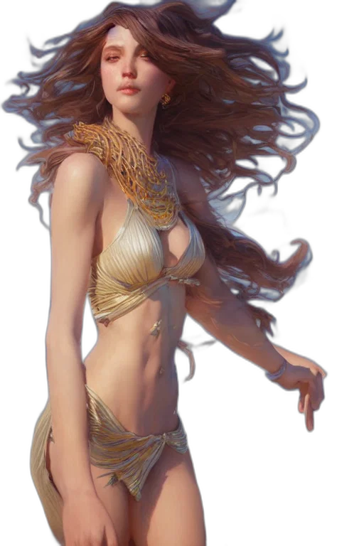 jewelry, fantasy art, concept art, photorealistic transparent PNG cut-out