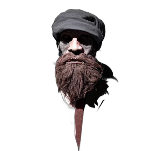 staff, hat, mask, face transparent PNG cut-out