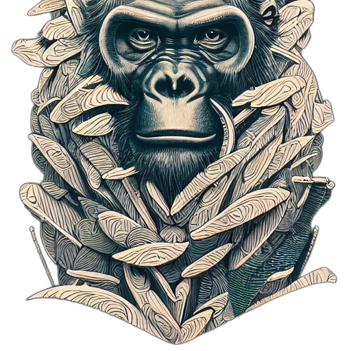 mask, animal, crown, jacket transparent PNG cut-out