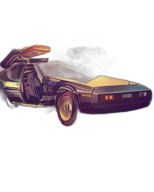 car, concept art, fantasy art, photorealistic transparent PNG cut-out