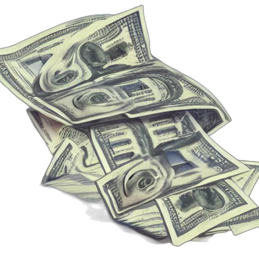 3d render, money, don, jiggle transparent PNG cut-out