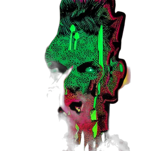 mask, face, creature, crown transparent PNG cut-out