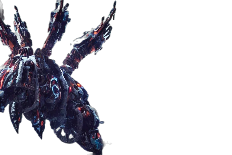 robot, dragon, weapon, creature transparent PNG cut-out
