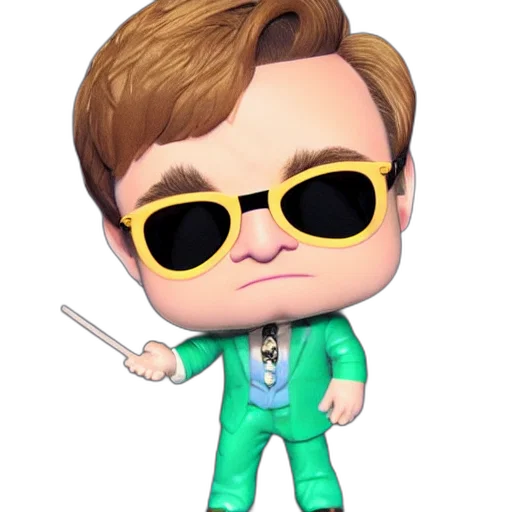 staff, jacket, cartoon, 3d render transparent PNG cut-out