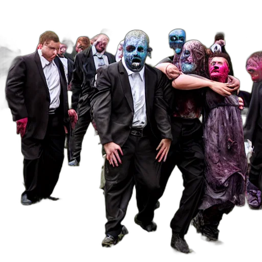 mask, staff, concept art, zombies transparent PNG cut-out