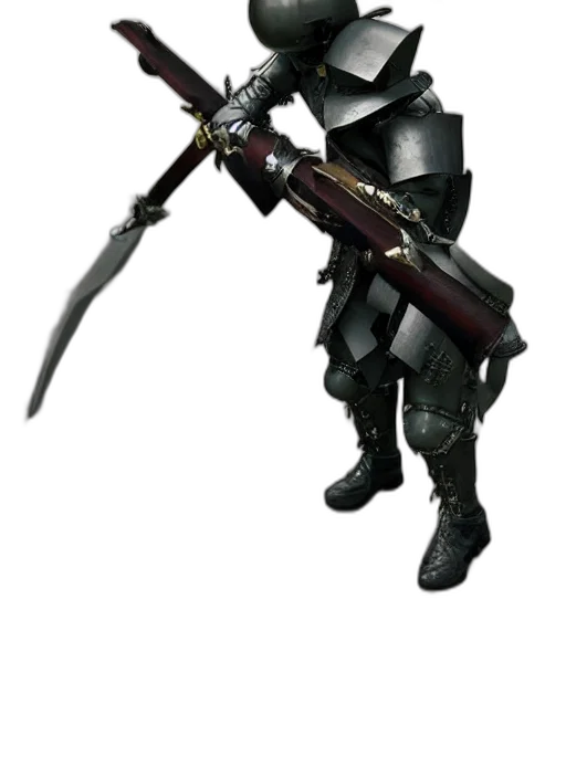 sword, weapon, staff, robot transparent PNG cut-out