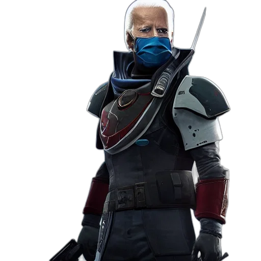 mask, staff, jacket, weapon transparent PNG cut-out