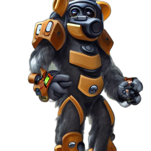 robot, animal, creature, concept art transparent PNG cut-out