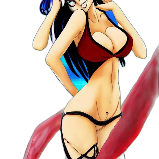 anime, cartoon, comic book art, concept art transparent PNG cut-out