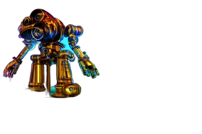robot, weapon, staff, sword transparent PNG cut-out