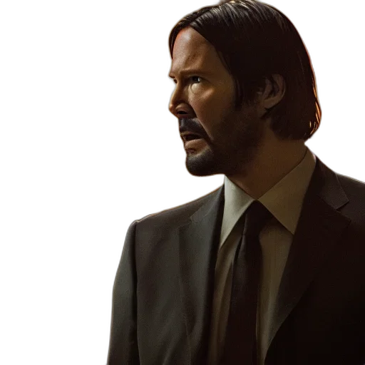jacket, face, concept art, photorealistic transparent PNG cut-out