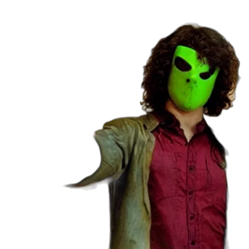 mask, creature, face, jacket transparent PNG cut-out