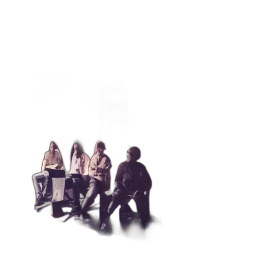 staff, furniture, jacket, hair transparent PNG cut-out