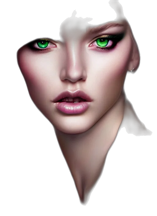 face, mask, jewelry, creature transparent PNG cut-out