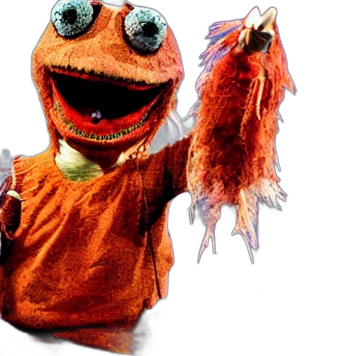 creature, animal, staff, dress transparent PNG cut-out