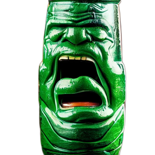 bottle, mask, face, creature transparent PNG cut-out